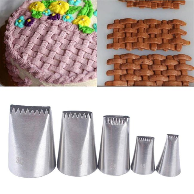 5Pcs Stainless Steel Basket Nozzles Set