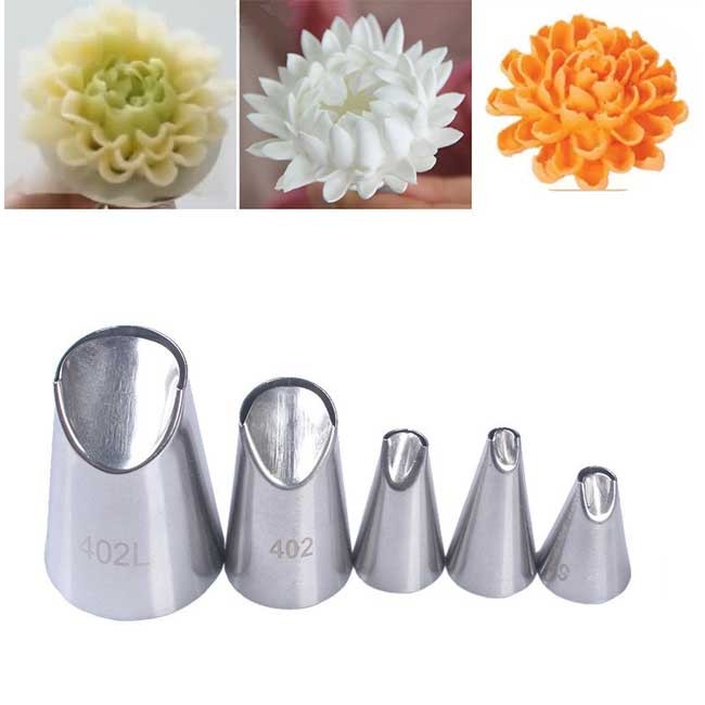 5 Pcs Chrysanthemum Nozzles Set