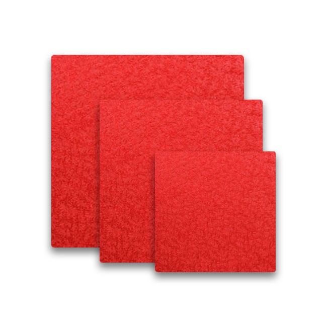 Square Red Cake Board