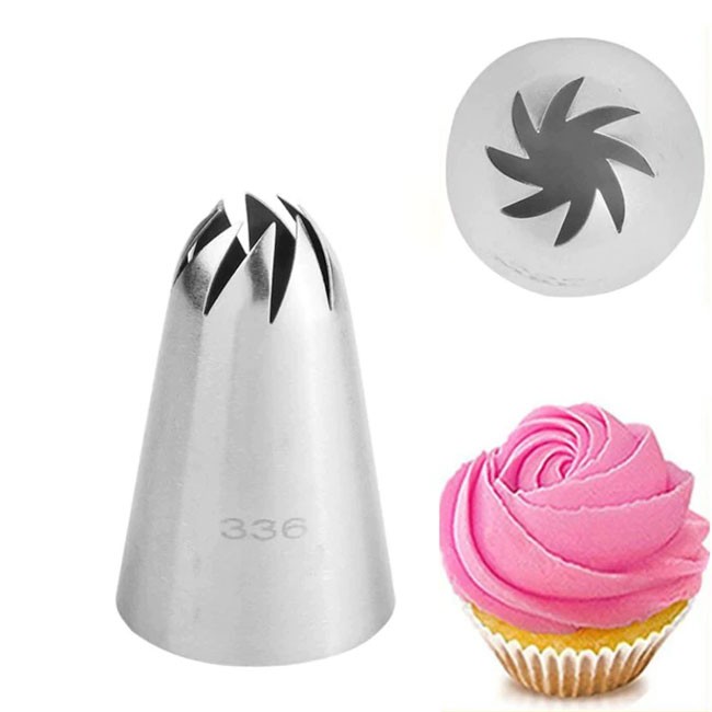 336 Large Size Stainless Steel Icing Piping Nozzle