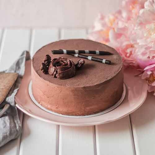 Rosy Chocolate Cake