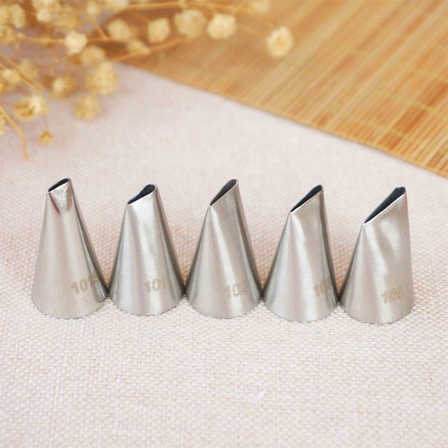 4PCS Set #101#102#103#104 Nozzles For Cake Decoration